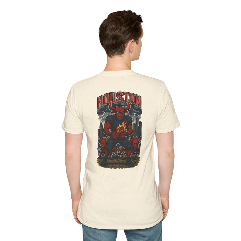 The Hornbrand Titan | Houston Football Tee