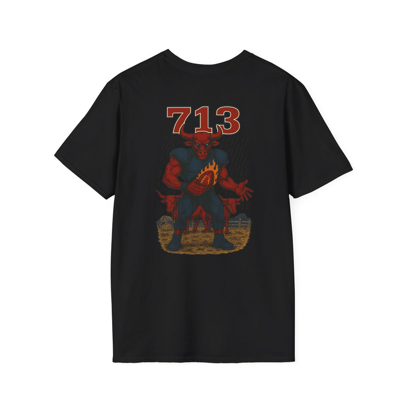 The Hornbrand Titan | Houston Area Code Football Tee