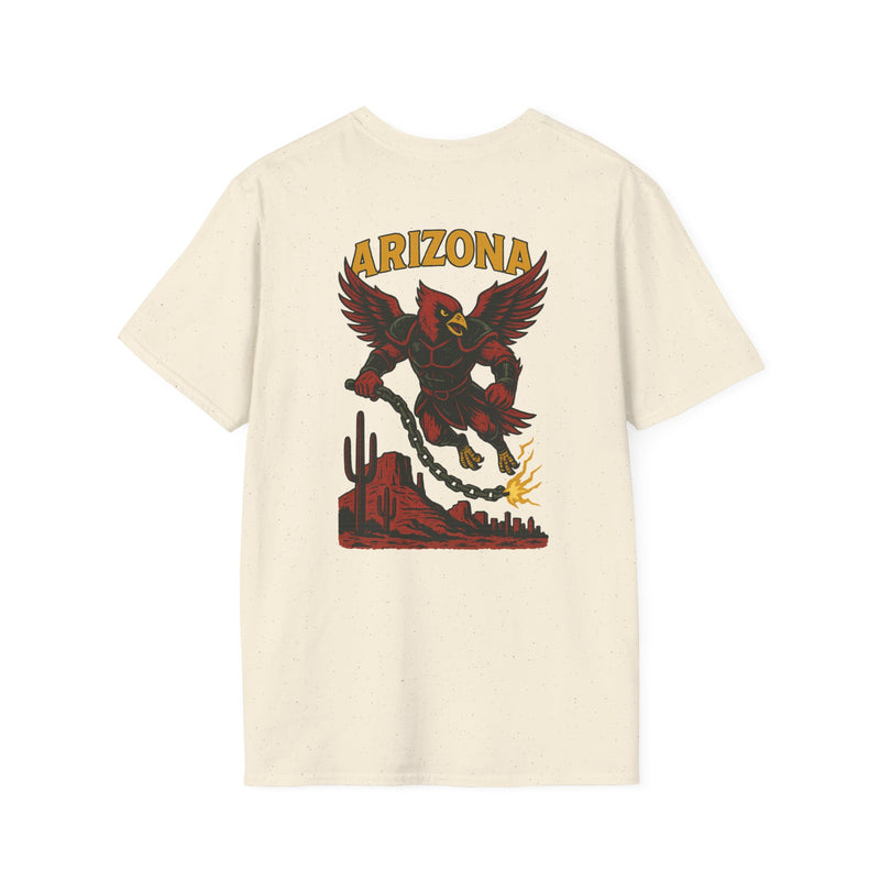 The Chainbound Sentinel | Arizona Area Code Football Tee