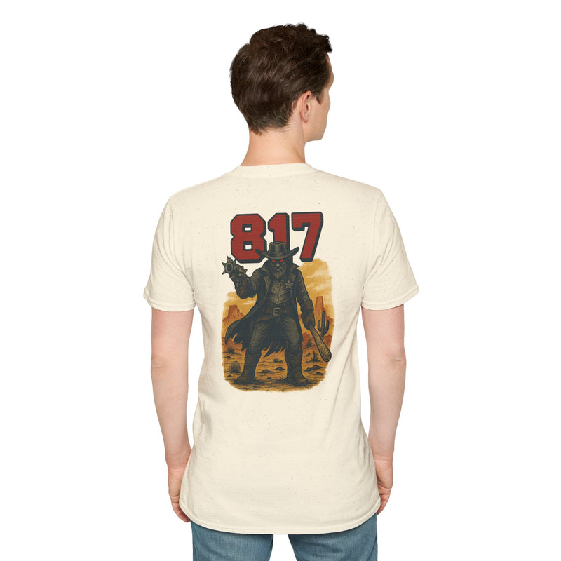 The Last Slingers | Texas Area Code Baseball Tee