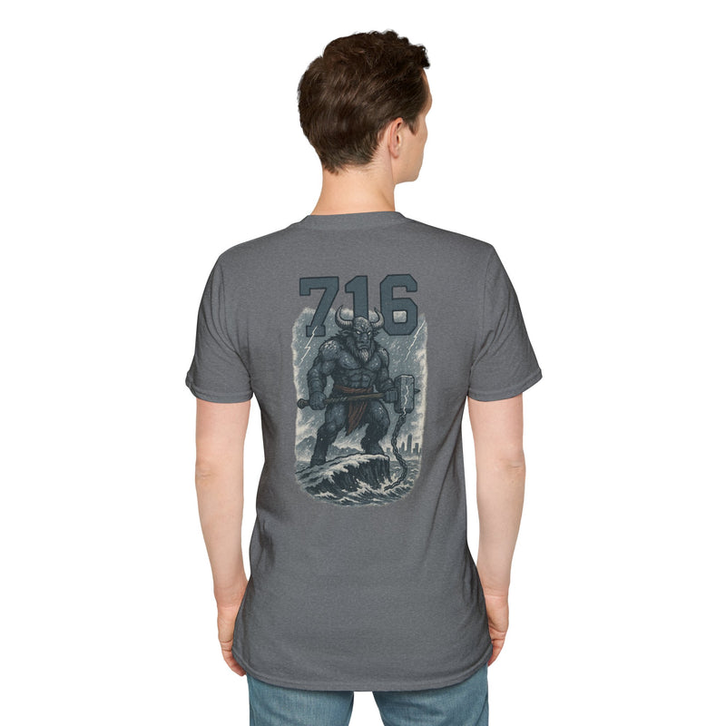 The Hornwake | Buffalo Area Code Football Tee