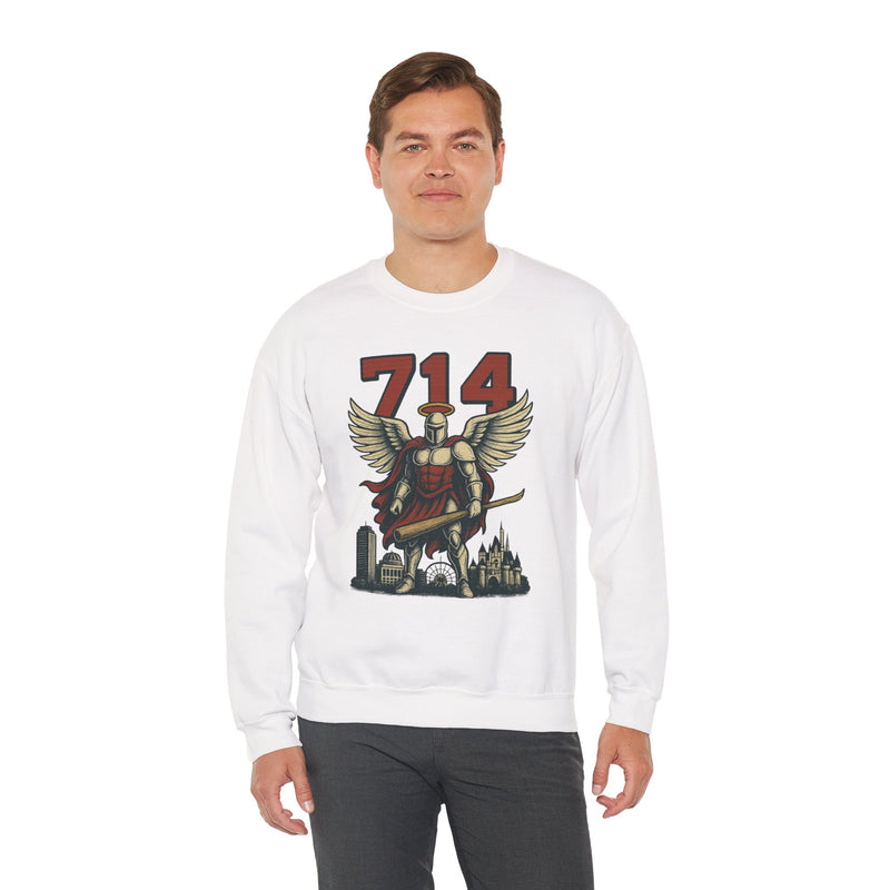 Halo Knight | Los Angeles Area Code Baseball Sweatshirt