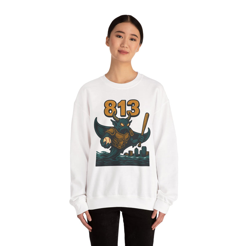 The Drowned Syndicate | Tampa Bay Area Code Baseball Sweatshirt