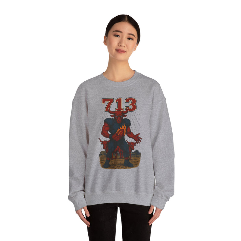 The Hornbrand Titan | Houston Area Code Football Sweatshirt