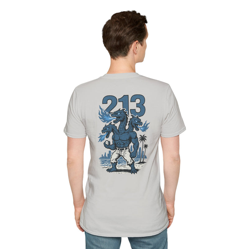 The Seraphydra | Los Angeles Area Code Baseball Tee