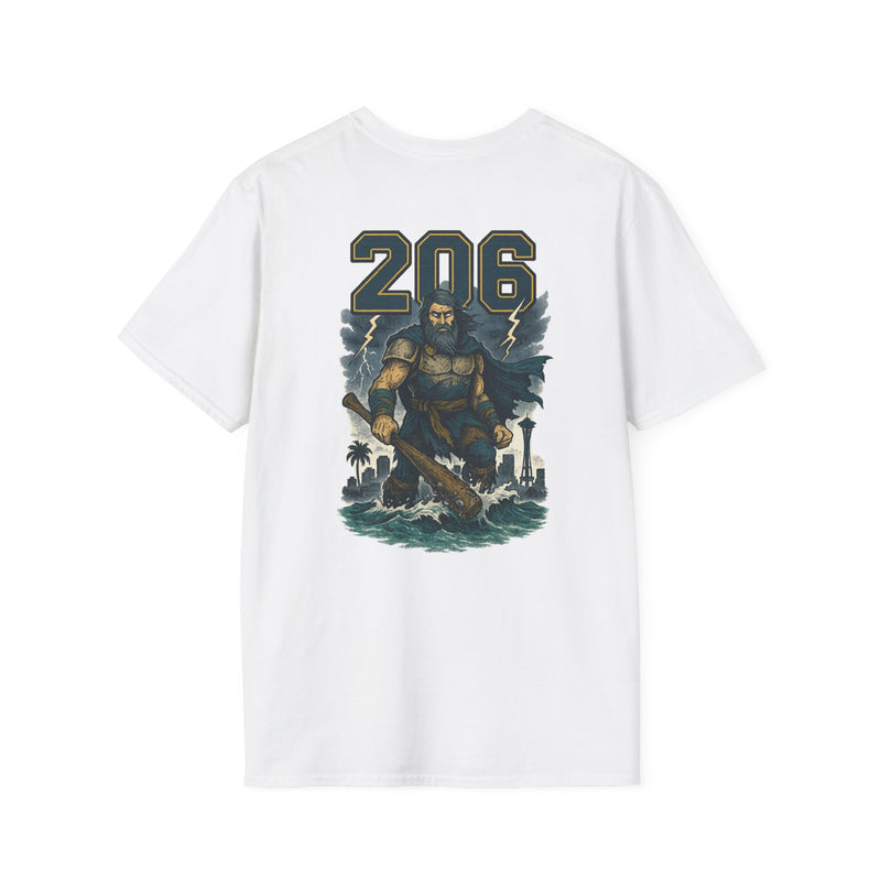 The Deep Surge Sovereign | Seattle Area Code Baseball Tee
