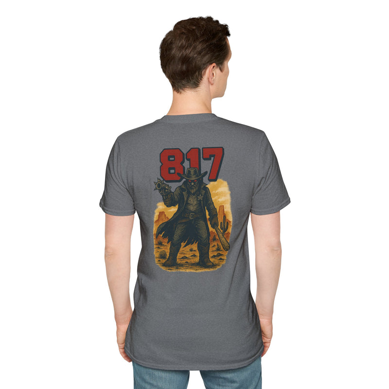 The Last Slingers | Texas Area Code Baseball Tee