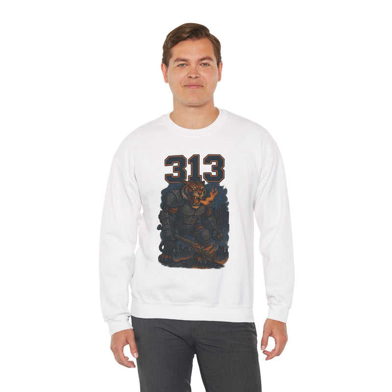 The Ironclaw | Detroit Area Code Baseball Sweatshirt