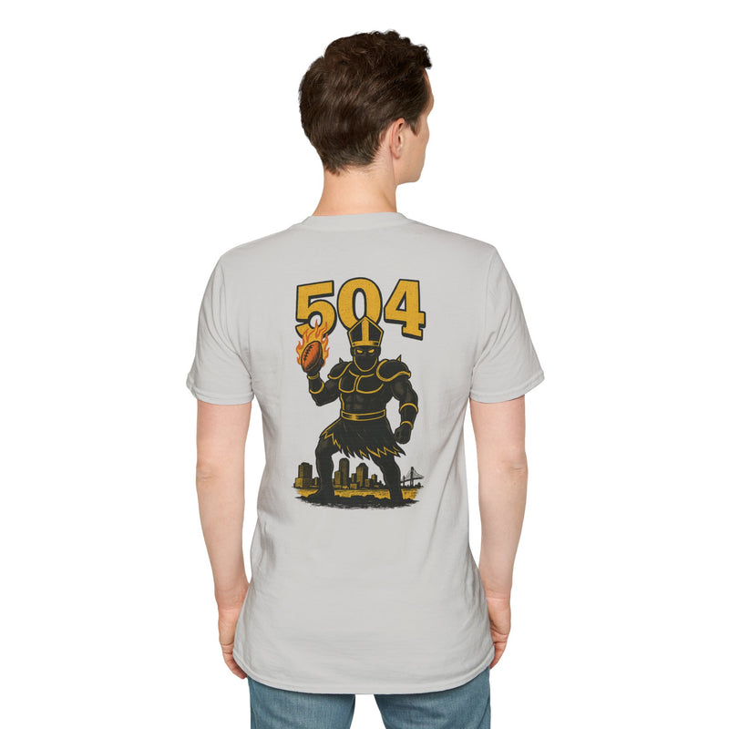 The Hollow Bishop | New Orleans Area Code Football Tee