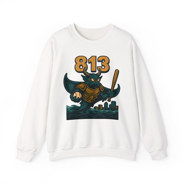 The Drowned Syndicate | Tampa Bay Area Code Baseball Sweatshirt