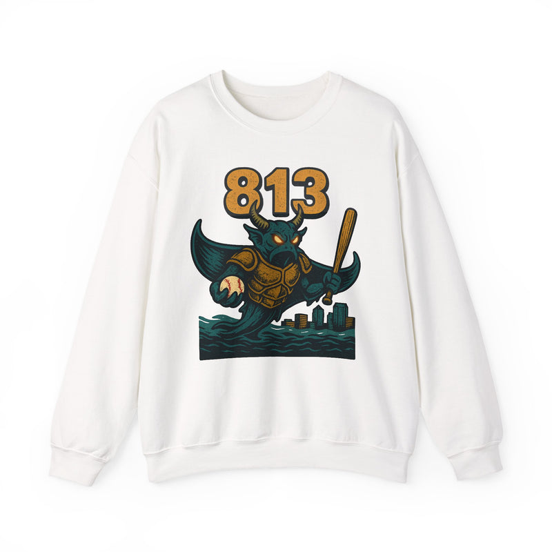 The Drowned Syndicate | Tampa Bay Area Code Baseball Sweatshirt