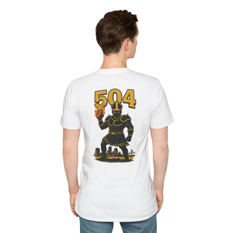 The Hollow Bishop | New Orleans Area Code Football Tee