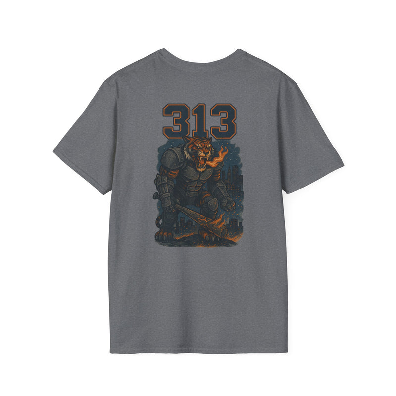 The Ironclaw | Detroit Area Code Baseball Tee