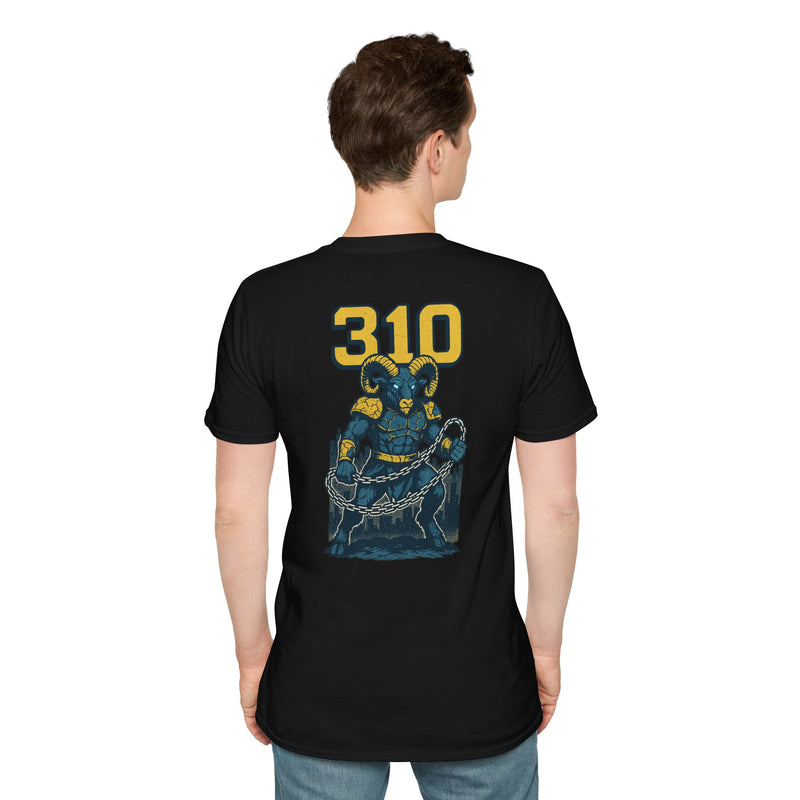 The Faultbinder | Los Angeles Area Code Football Tee