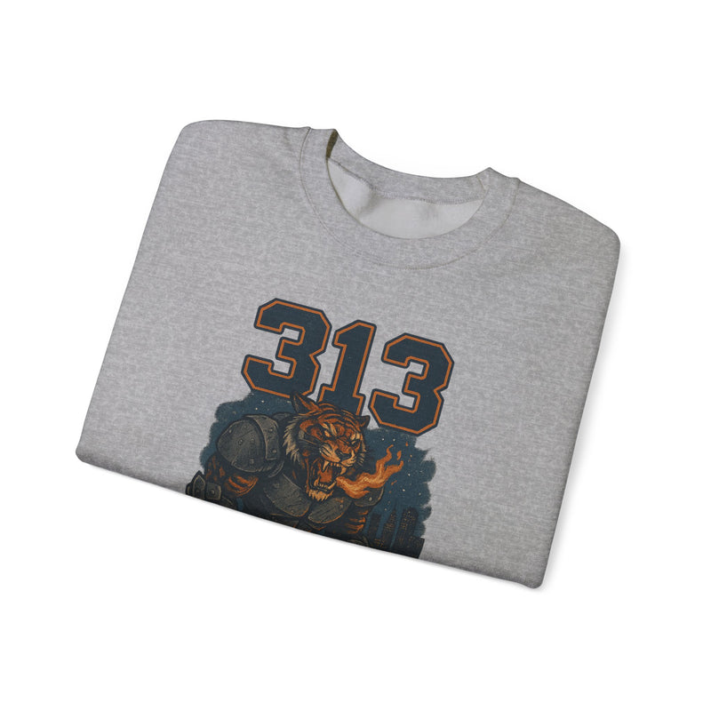 The Ironclaw | Detroit Area Code Baseball Sweatshirt