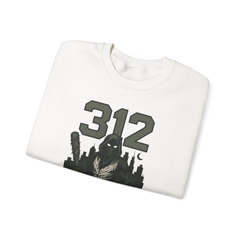 The Blackened Mark | Chicago Area Code Baseball Sweatshirt