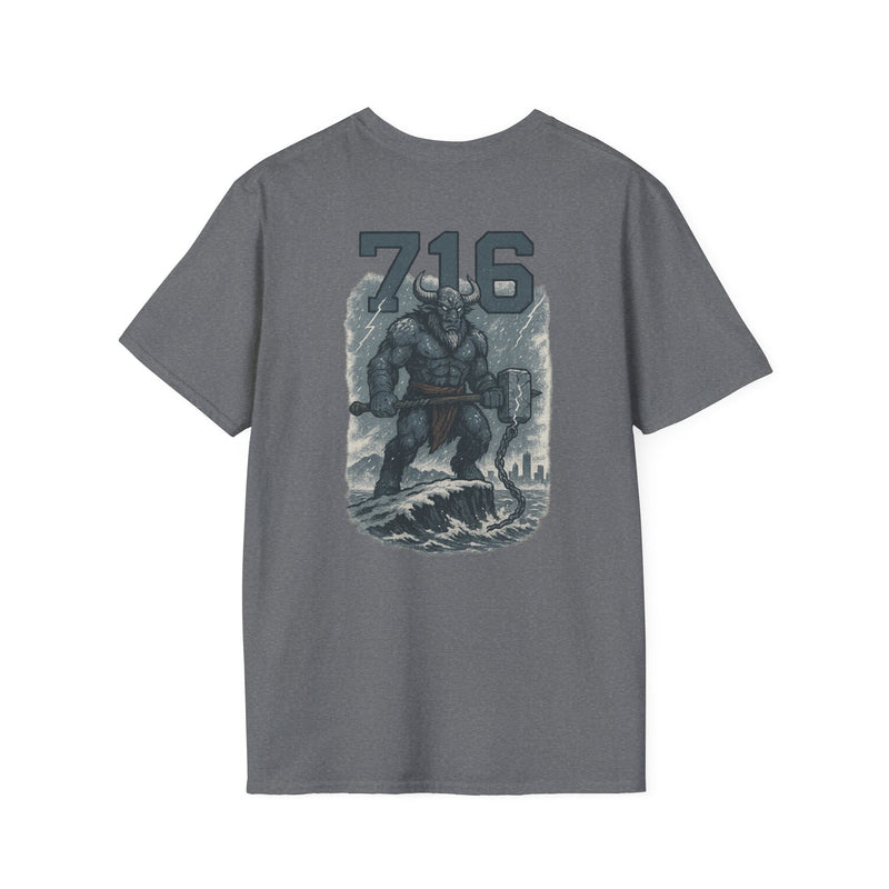 The Hornwake | Buffalo Area Code Football Tee