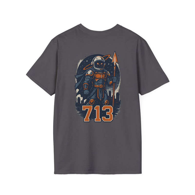 The Voidborn Warden | Houston Area Code Baseball Tee