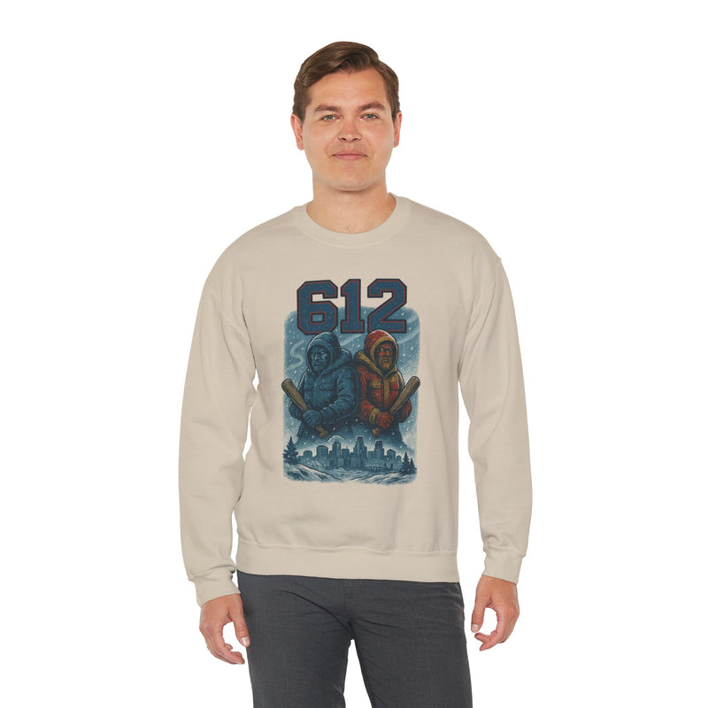 Icebound Sentinels | Minnesota Area Code Baseball Sweatshirt