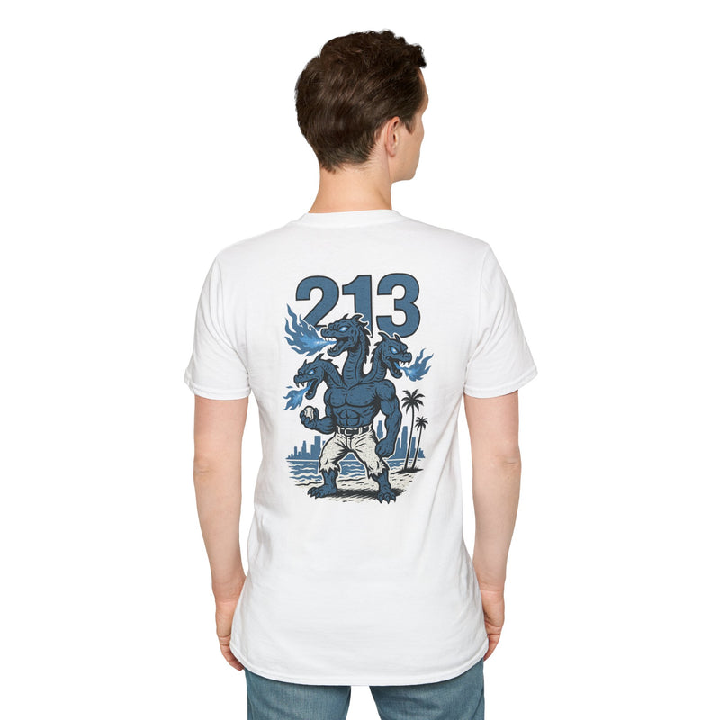 The Seraphydra | Los Angeles Area Code Baseball Tee