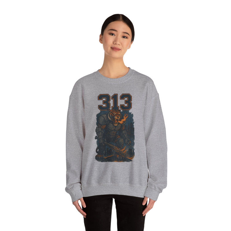The Ironclaw | Detroit Area Code Baseball Sweatshirt