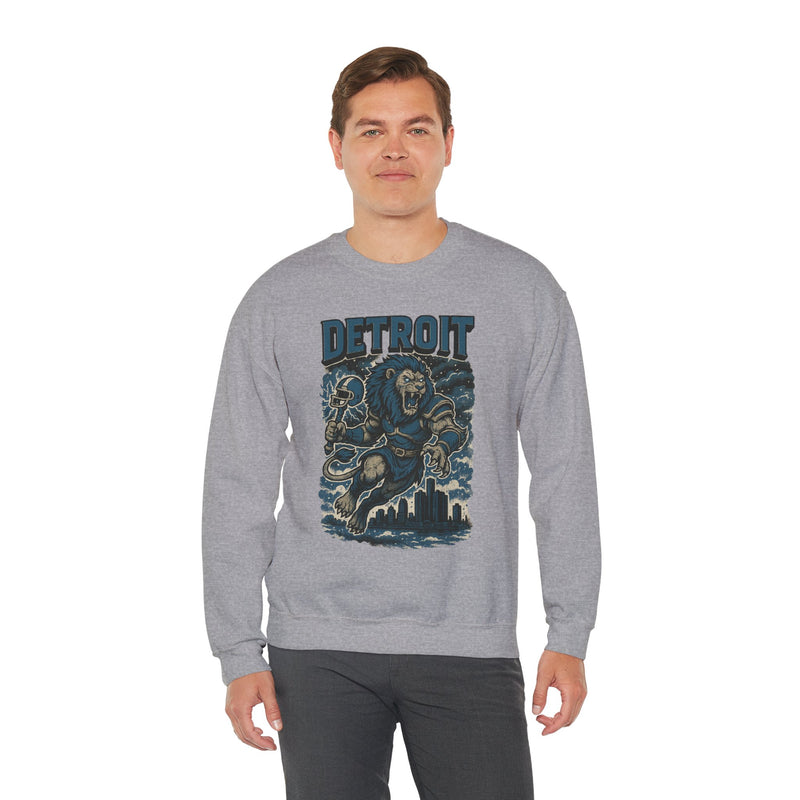 The Roarline King | Detroit Football Sweatshirt