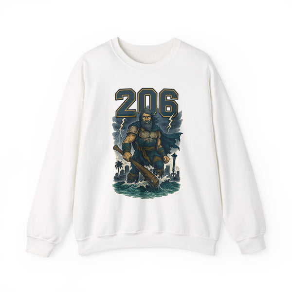 The Deep Surge Sovereign | Seattle Area Code Baseball Sweatshirt
