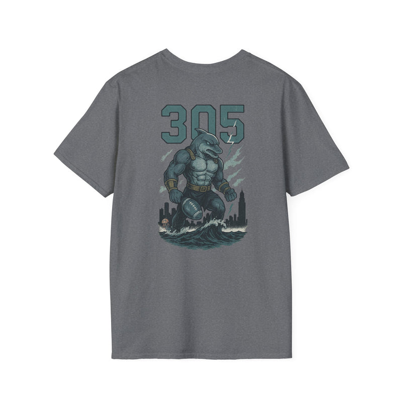 The Undertide | Miami Area Code Football Tee