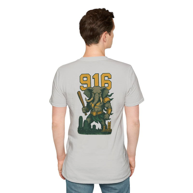 The Tuskborne Twins | Sacramento Area Code Baseball Tee