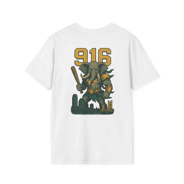 The Tuskborne Twins | Sacramento Area Code Baseball Tee