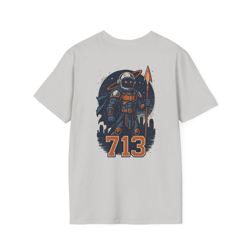 The Voidborn Warden | Houston Area Code Baseball Tee