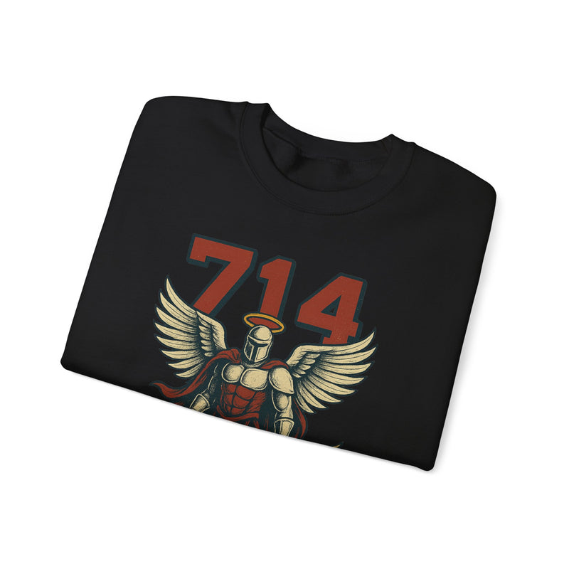 Halo Knight | Los Angeles Area Code Baseball Sweatshirt