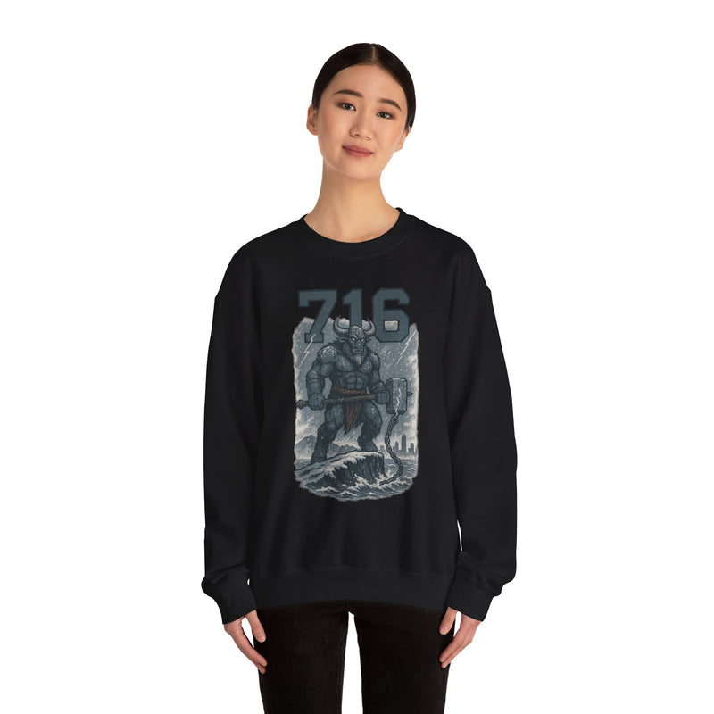 The Hornwake | Buffalo Area Code Football Sweatshirt