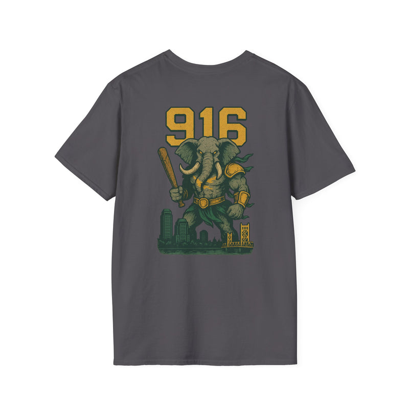 The Tuskborne Twins | Sacramento Area Code Baseball Tee