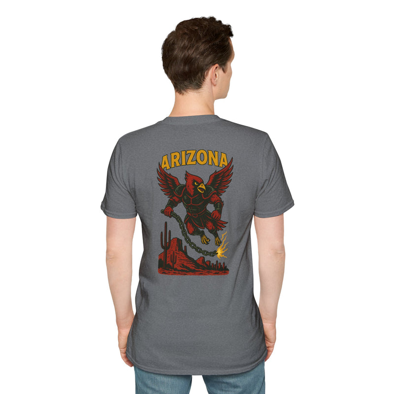 The Chainbound Sentinel | Arizona Area Code Football Tee