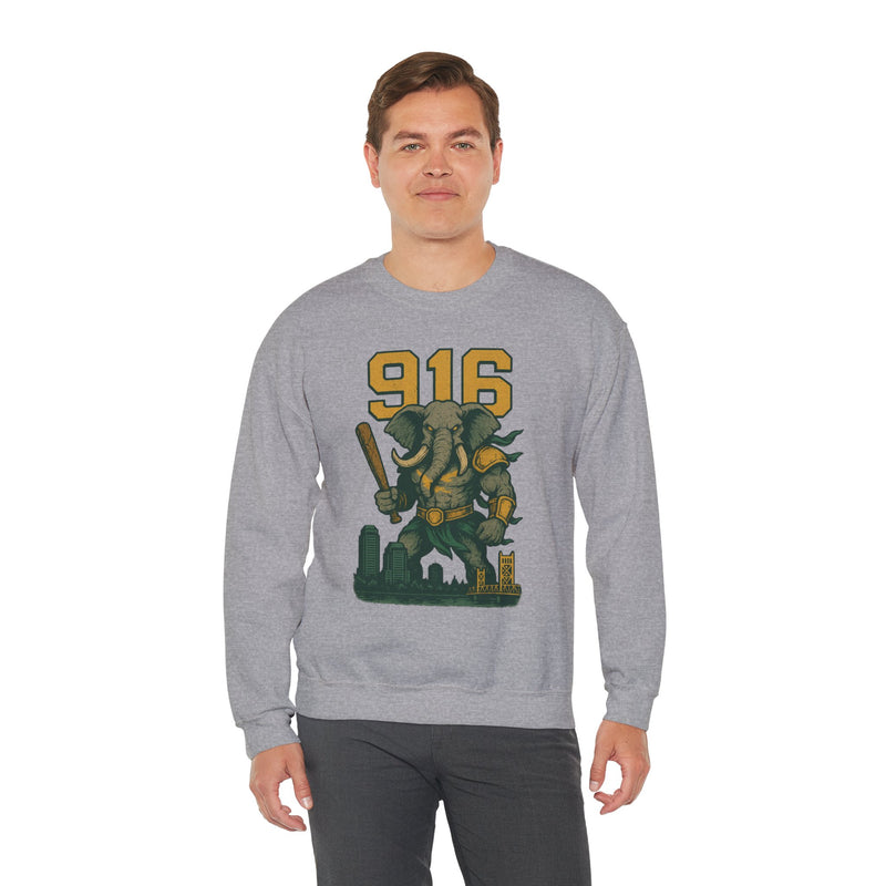 The Tuskborne Twins | Sacramento Area Code Baseball Sweatshirt