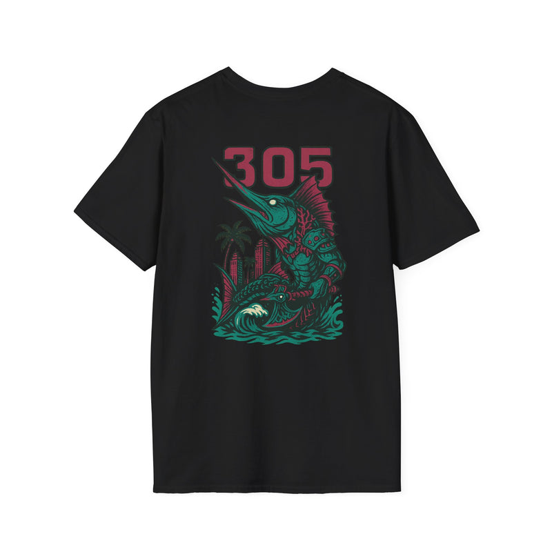 The Deepwake Sovereign | Miami Area Code Baseball Tee
