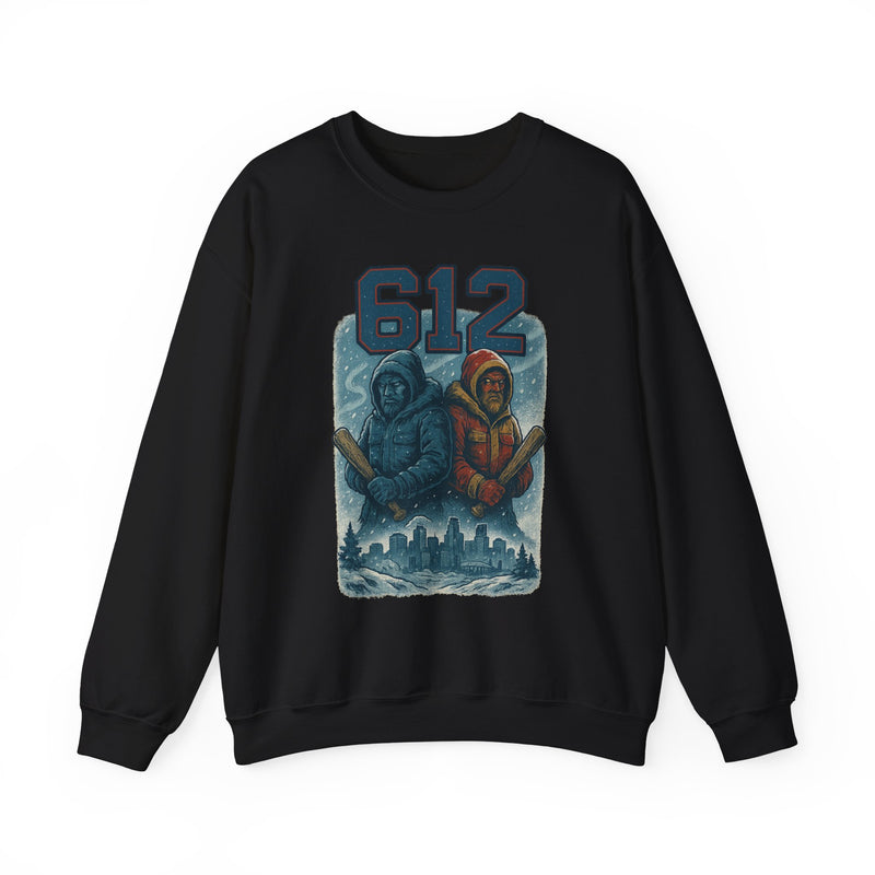 Icebound Sentinels | Minnesota Area Code Baseball Sweatshirt