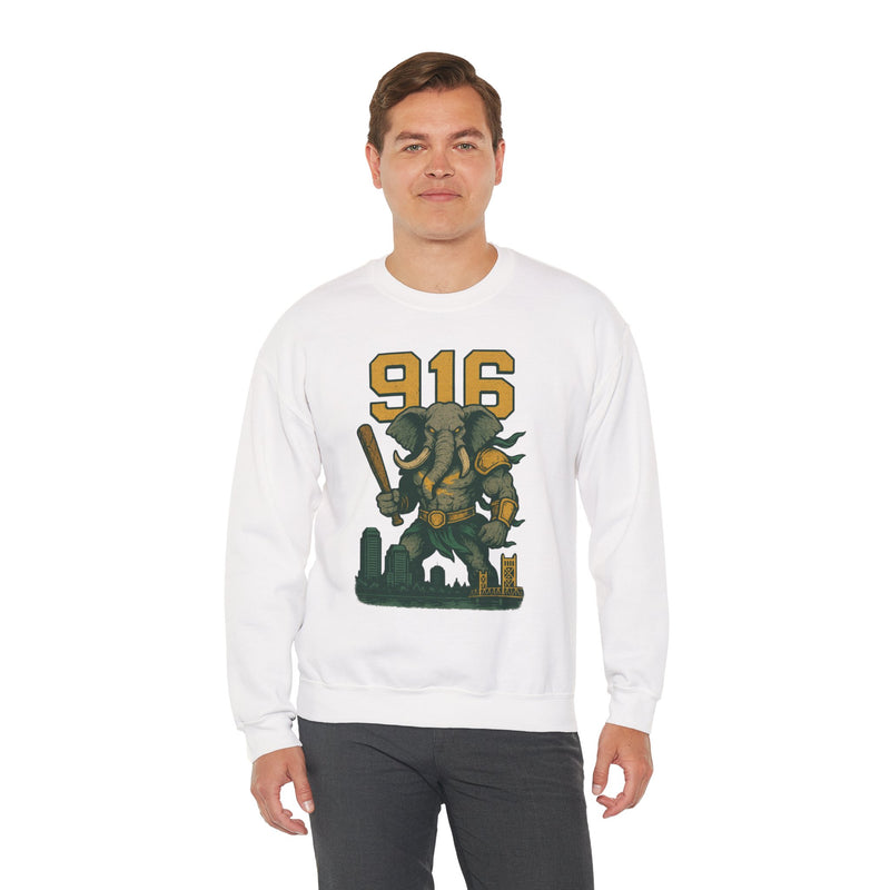 The Tuskborne Twins | Sacramento Area Code Baseball Sweatshirt