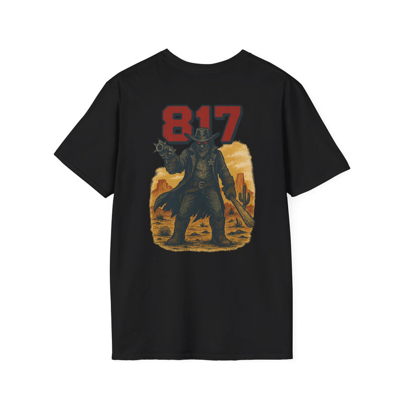 The Last Slingers | Texas Area Code Baseball Tee