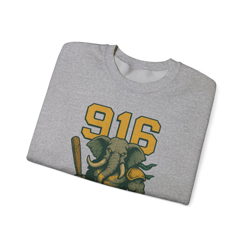 The Tuskborne Twins | Sacramento Area Code Baseball Sweatshirt