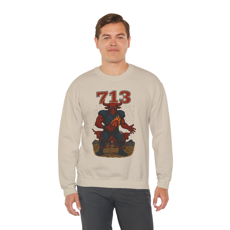 The Hornbrand Titan | Houston Area Code Football Sweatshirt