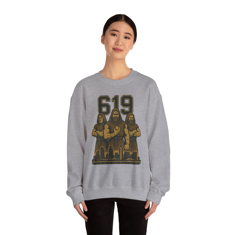 The Cleansed Order | San Diego Area Code Baseball Sweatshirt