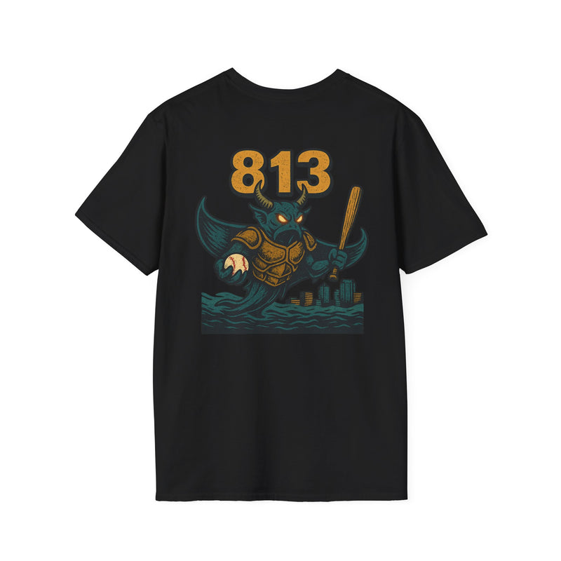 The Drowned Syndicate | Tampa Bay Area Code Baseball Tee