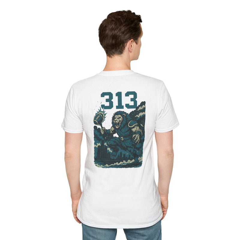 The Roarline King | Detroit Area Code Football Sweatshirt