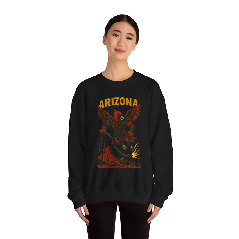 The Chainbound Sentinel | Arizona Area Code FootballSweatshirt