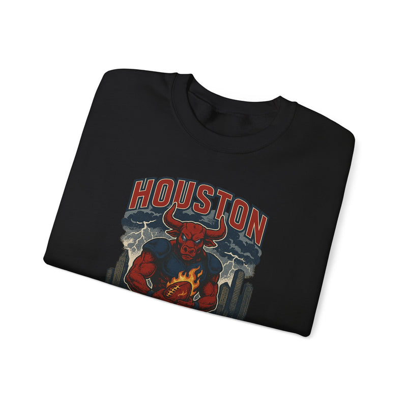 The Hornbrand Titan | Houston Football Sweatshirt