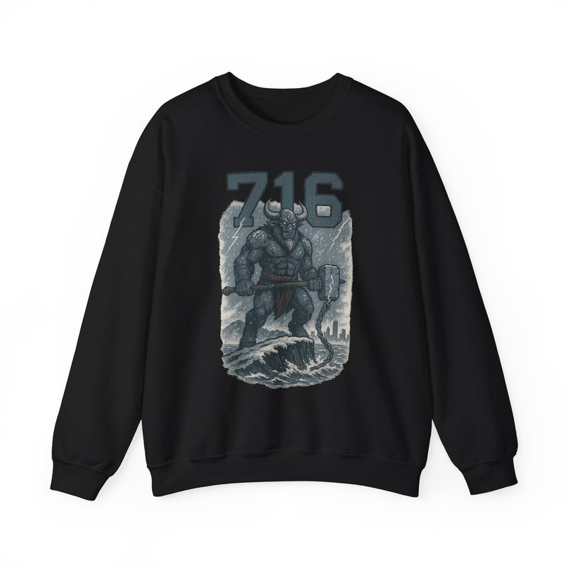 The Hornwake | Buffalo Area Code Football Sweatshirt