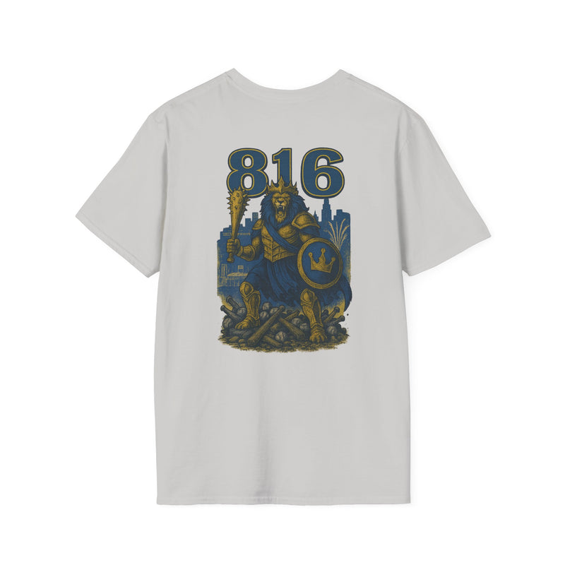 The Embermane King | Kansas City Area Code Baseball Tee