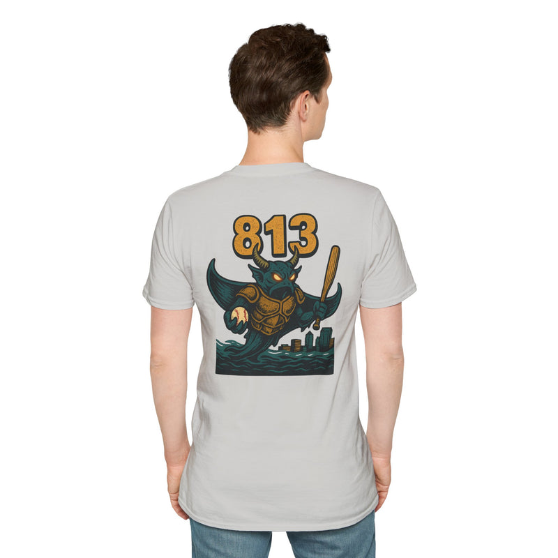 The Drowned Syndicate | Tampa Bay Area Code Baseball Tee